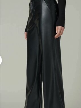 Joe's Jeans Black Faux Leather Pants